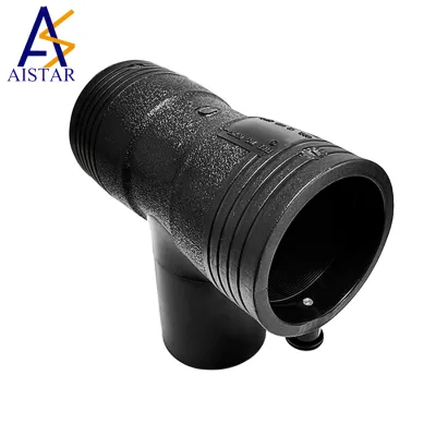 High-performance 63MM/90MM Black Tee Single Layer Pipe