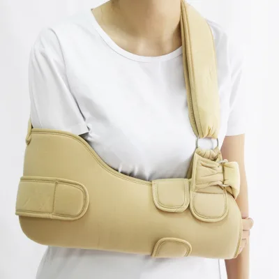 Foam Arm Sling Support, Adjustable Orthopedic Shoulder Brace for Sports Injury Recovery
