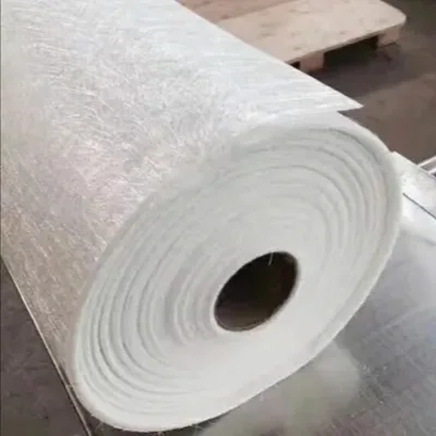 225gsm E Glass Chopped Strand Mat Roll Hand Lay up Filament Winding Chemical Pipe Tank Anti Corrosion Lining