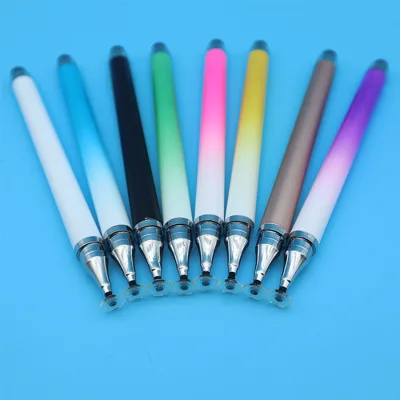 2-in-1 Plastic Touch Pen with Suction Cup for Mobile Phones Tablets Computers-Handwriting Capacitive Pen (Macaron Design)