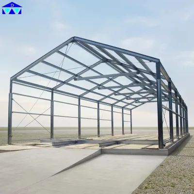 Eco-Friendly Prefabricated Painted Steel Large Scale Steel Warehouse for Industrial Park