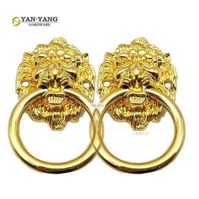 Yanyang New Furniture Decorative Button D60mm Wholesale Decorate Gold Zinc Alloy Handle Pulls Ring