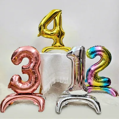 "Helium-Filled Foil Balloons for Happy Birthday Party Decorations (32 Inch)-Festivals Christmas Halloween Valentine's Day"