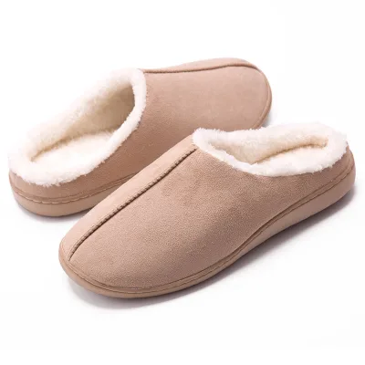 Women's Winter Autumn Indoor for EVA Midsole Tpr Outsole Micro Suede Non-Slip Warm Home Shoes