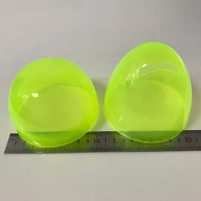 Wholesale Clear Plastic PP Egg 6 Inch 15*10.5 CM Capsule Eggs