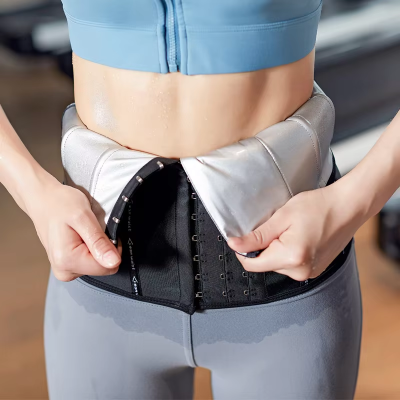 Sauna Sweat Belt Sweat to Lose Weight Woman Sauna Waist Trainer Slimming Sheath Woman Flat Belly Fat Burning Girdle Woman
