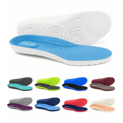 Custom PU Foam Insole Factory High Rebound Memory Effect Comfort Insoles for Senior Elderly Walking Shoes