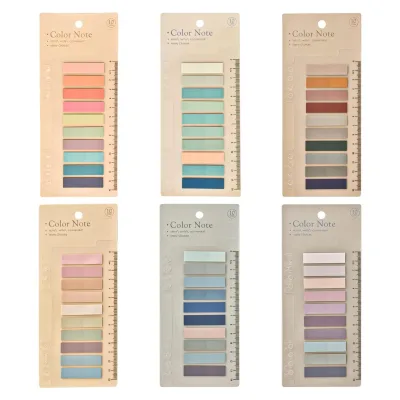 Convenient Sticky Index Tabs with Ultra-clear Design for Seamless Integration Into Documents and Books
