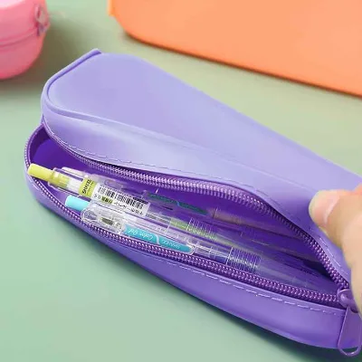 Customized Silicone Pencil Case, Pencil Pouch, Pencil Case Aesthetic,Pencil Pouch for Women, Makeup Pouch Silicone Bag
