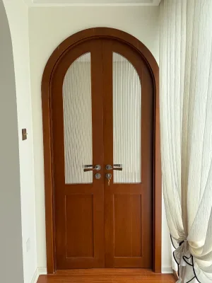 Evereco Solid Wood Environmentally Friendly French Arc Exterior Waterproof 5 Year Warranty Villa Apartment Contemporary Design