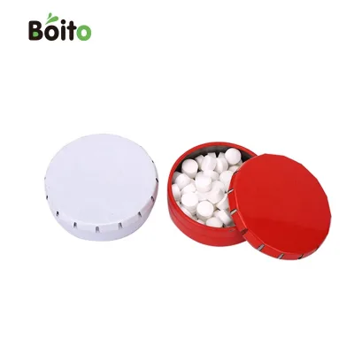 Best Quality Promotional Custom logo Printing Sugar Free and Dextrose Mint Candy