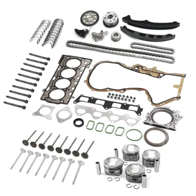 Pistons Seals Overhaul Rebuild Kit Cylinder Gasket Kit Engine Rebuild Overhaul Repair for 1.4T Engine AUDI VW Golf Jetta EA111
