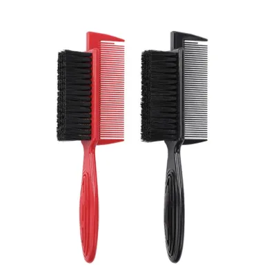 2 in 1 Haircut Comb Double Sided Portable Hairdressing Comb Beard Broken Hair Brush Hairdressing Styling Tool