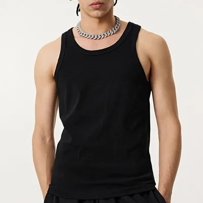 Custom Men's Summer American Streetwear Brand Ins Sport Lightweight Tank Top Loose-Fit Casual Fitness Tank Top for Men