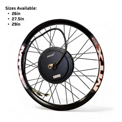Powerful 3000W Mountain Bike Rear Motor Wheel Electric Bike Kit with LCD Display Smart Controller Throttler Waterproof Wire