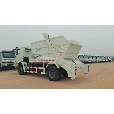China Top Brand 4*2 Swing-arm Garbage Truck with Truck Spare Parts for Sale