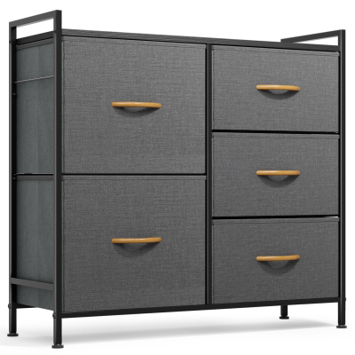 Dresser for Bedroom Dresser for Closet with 5 Drawers Small Fabric Dresser & Chests of Drawers for Kids Bedroom Living Room