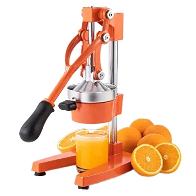 Portable Cast Iron Hand Citrus Juicer Commercial Manual Press Lemon Juicer Heavy Duty Squeezer for Fresh Orange Juice