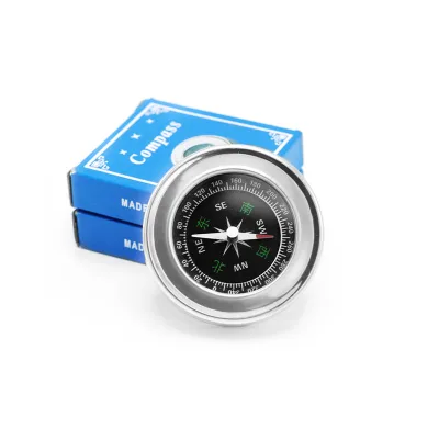 High Precision and Portable Direction Compass, 60mm Diameter Stainless Steel Directional Magnetic Compass
