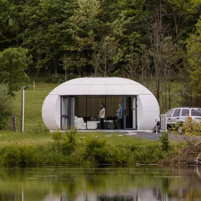 Starry-sky Room Social-media-hit Homestay House Space-capsule Modular Structure Mobile Dwelling Circular Design Can Rotate 360