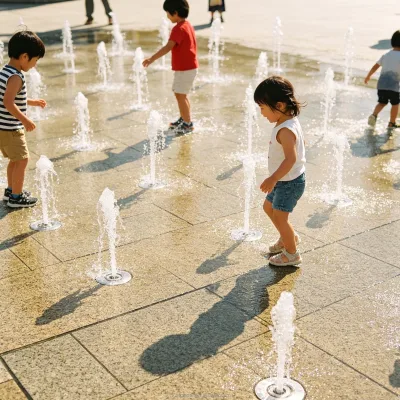 Turnkey Solution Music Fountains Dry Deck Dancing Water Feature for Decoration Park Lake Plaza