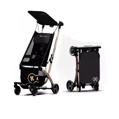 2024 Factory New Design Simple Style Kids Stroller Baby Carriage 1-6 Years Old Children Stroller Wagon Portable Light Carrier