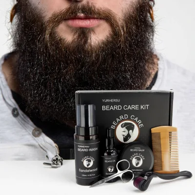 Wholesale OEM/ODM Custom Kit for Men Grooming With Packaging Beard Care