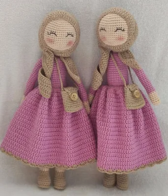 Crochet Amigurumi Muslim Doll Crochet Hijab Girl Doll Ramadan Gifts