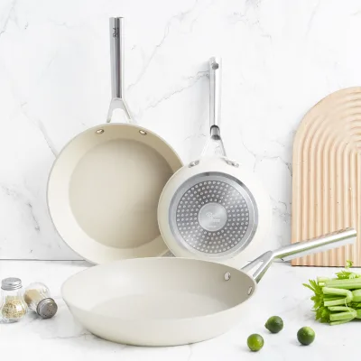 Factory Wholesale OEM Inner Ceramic Coating Aluminum Non Stick Cooking Fry Pan