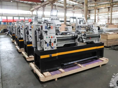 DECHANG CM6241 Horizontal High Accuracy Bench Gap Bed Lathe Machine Medium Duty Multifunctional High 4-Station Tool Post
