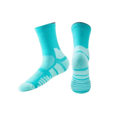 Elite Sports Elite Basketball & Soccer Socks Cross-Border Hot Selling Mid-Calf Casual Socks Brushed Design Logo Body for Spring