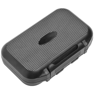 Portable Fly Tackle Box for Lake River Fishing 126 Flies Capacity Triangle Slots Waterproof Silicon Gasket Double Side Lure