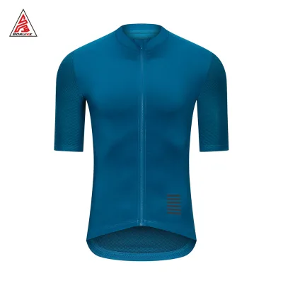 Breathable Cycling Wear Ecofriendly Fabric Short Sleeve OEM Custom Bike Wear Bicycle Clothing Recycled Cycling Jersey
