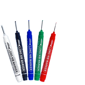 Waterproof Deep Reach Markers Long Nose Marker in 2mm Felt Tip 30mm Reach Permanent Deep Hole Marker Carpenter Ink