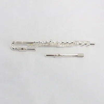 Chinese Offset G Key E Split 16 Hole Open Hole C Tone Flauto Add Curved Head Joint Silver Plated Copper Nickel Cupronickel Flute