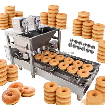 Mini Industrial Street Food Doughnut Machine Auto Frying Sweet Food Machine for Making Doughnut