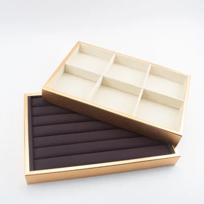 Simple Luxury Style Jewelry Tray for Pendant Necklace Bracelet and Ring Display for Jewelry Exhibitions and Shows