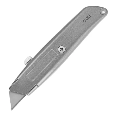 Deli DL4260 Heavy Duty Utility Knife Trapezoidal Thickened Large Wallpaper Knife High Quality Sharp Replaceable durable use