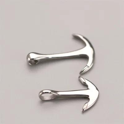 Stainless Steel Anchor Link Charm Connector Pendants Charms  Jewelry Findings for Sailor Cord Bracelet Making