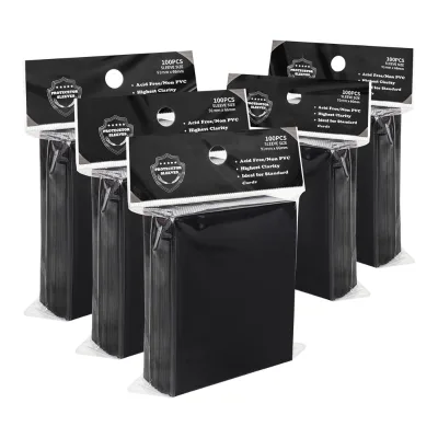 Black MTG Card Sleeves Standard Card Sleeves MTG Sleeves Matte Back