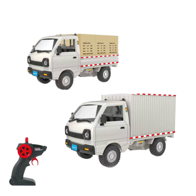 RC Truck Toy Car With Light Diecast Model Removable Transport Container Vehicle Remote Control Car Toys for Children