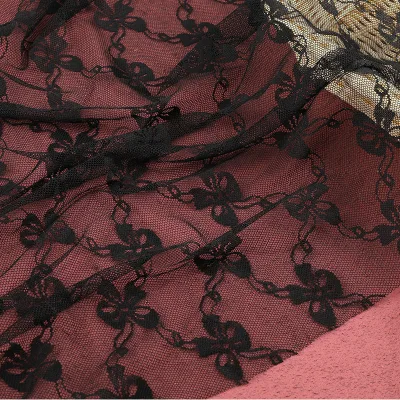 High Resilience Width 150cm Embroidered Tulle Fabric Mesh Lace Fabric for Wedding Bridal Dress