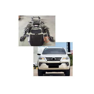 2026 Travo Design Body Kit for Toyota Fortuner 2016-2025.Modificated Fortuner Upgrade Hilux Travo 2026 Facelift Body Kits
