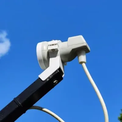 KU Band LNB Holder Plastic Black Bracket Lnb Accessories for Satellite Dish