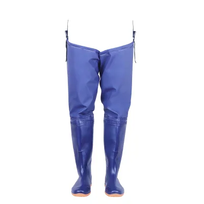 High Quality Waders Boot Foot Waders PVC Bootfoot Hip Wader Wear-resistant Fishing Thickened Waterproof Wading Pants