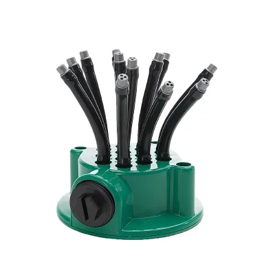 12-Head Adjustable Garden Sprinkler & Lawn Irrigation Head - 360° Coverage, Uniform Watering
