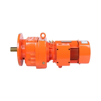 Custom High Quality Cast Iron R Series R137 RF137 Helical Gear Motor Speed Reducing Gearbox