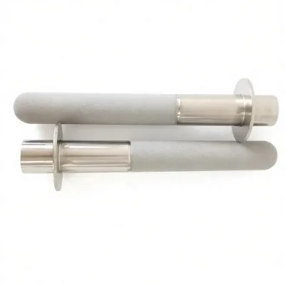 Titanium Porous Metal Filter Cartridge for High Temp Compressed Air & Steam Service 250°C