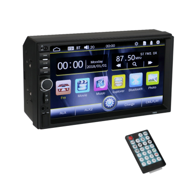 7inch Car Video 2din Car Stereo Radio MP5 DVD Player with BT FM Aux Rear Camera Auto Electronics