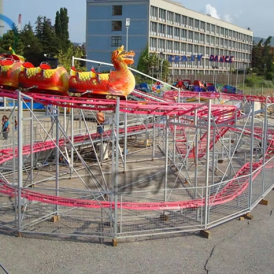 Amusement Park Mini Sliding Dragon Train Dragon Coaster Cheap Roller coaster